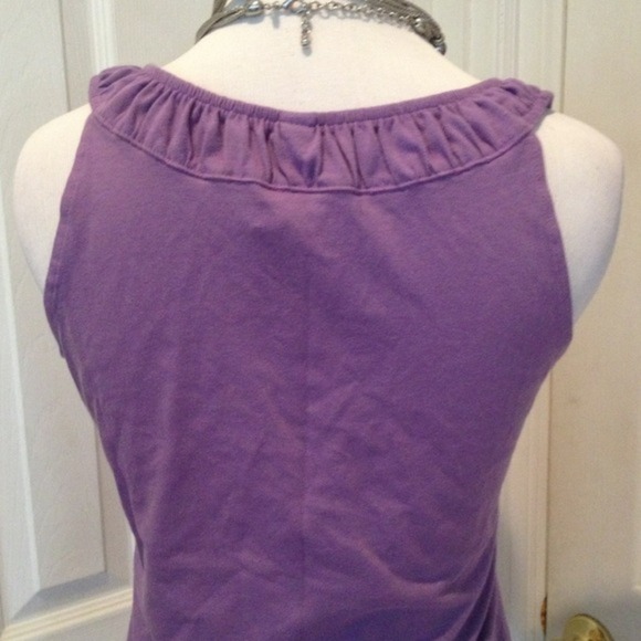 LA Blues sleeveless purple top - Picture 3 of 3